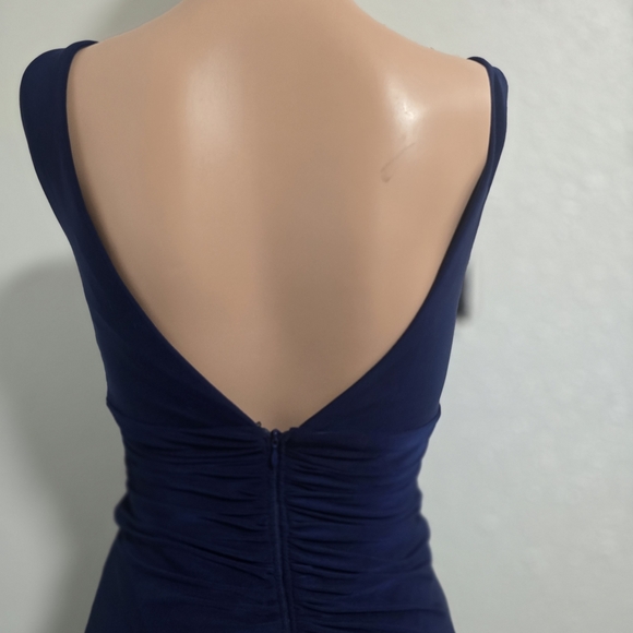 Betsy & Adam Elegant Navy Maxi Dress - Picture 5 of 8